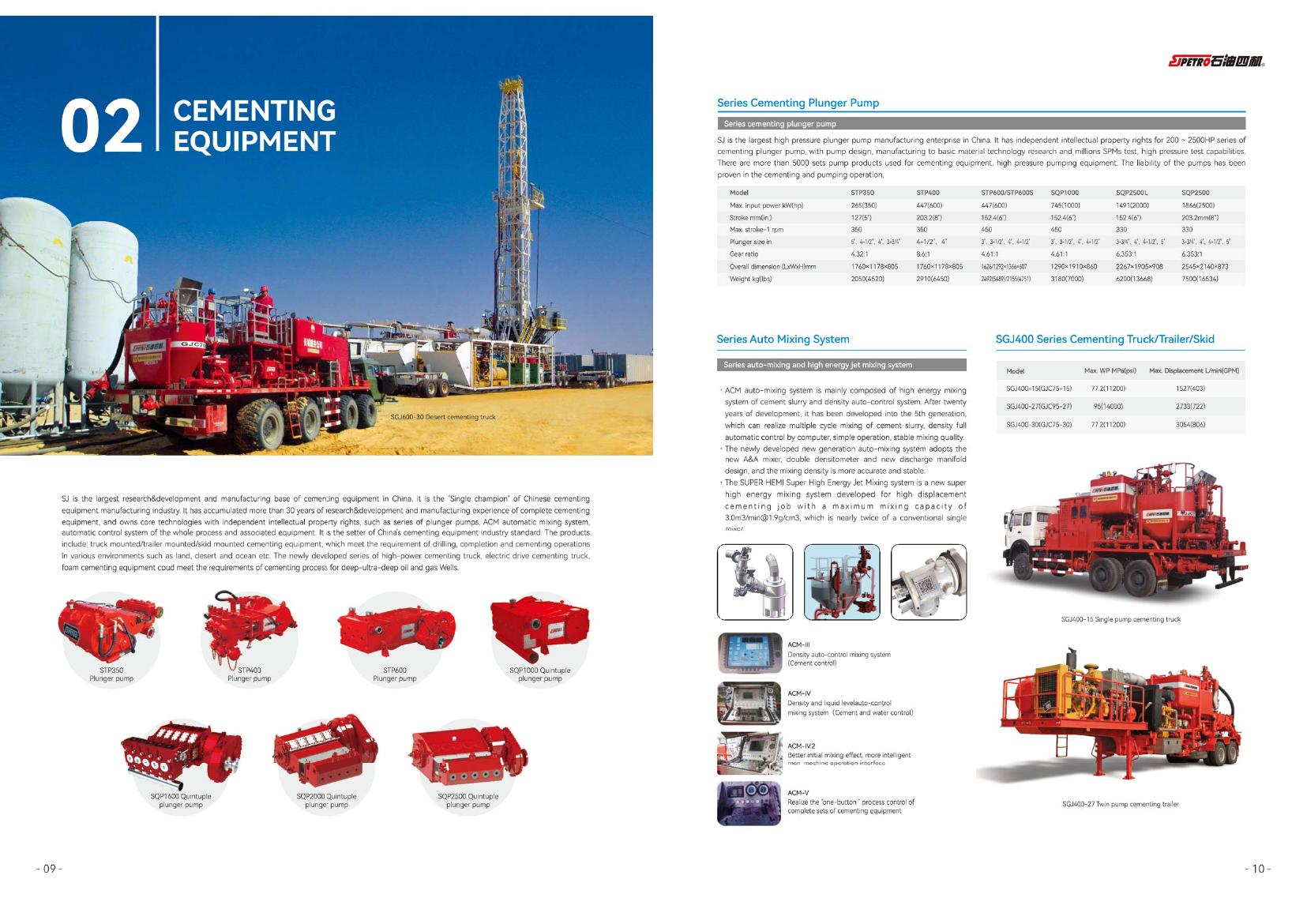 Cementing equipment