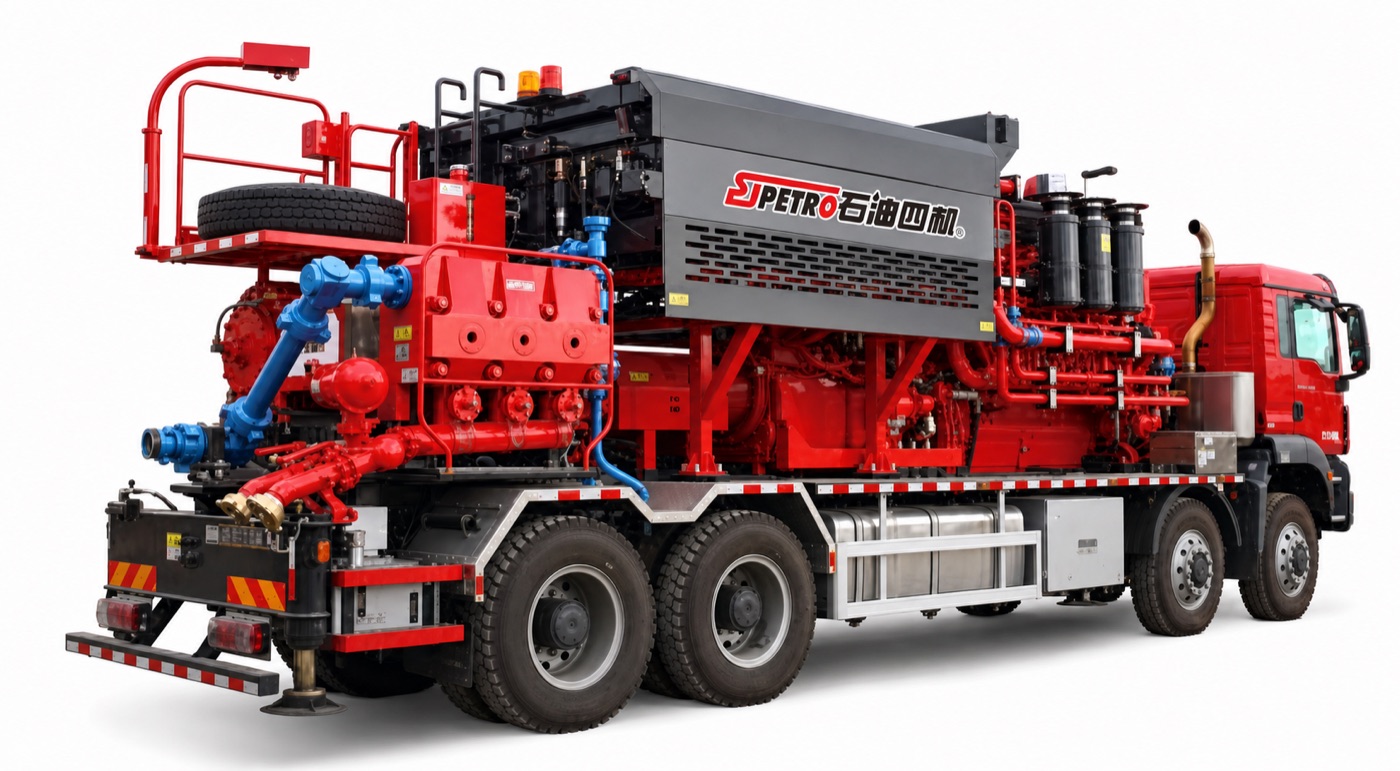 Fracturing pump truck
