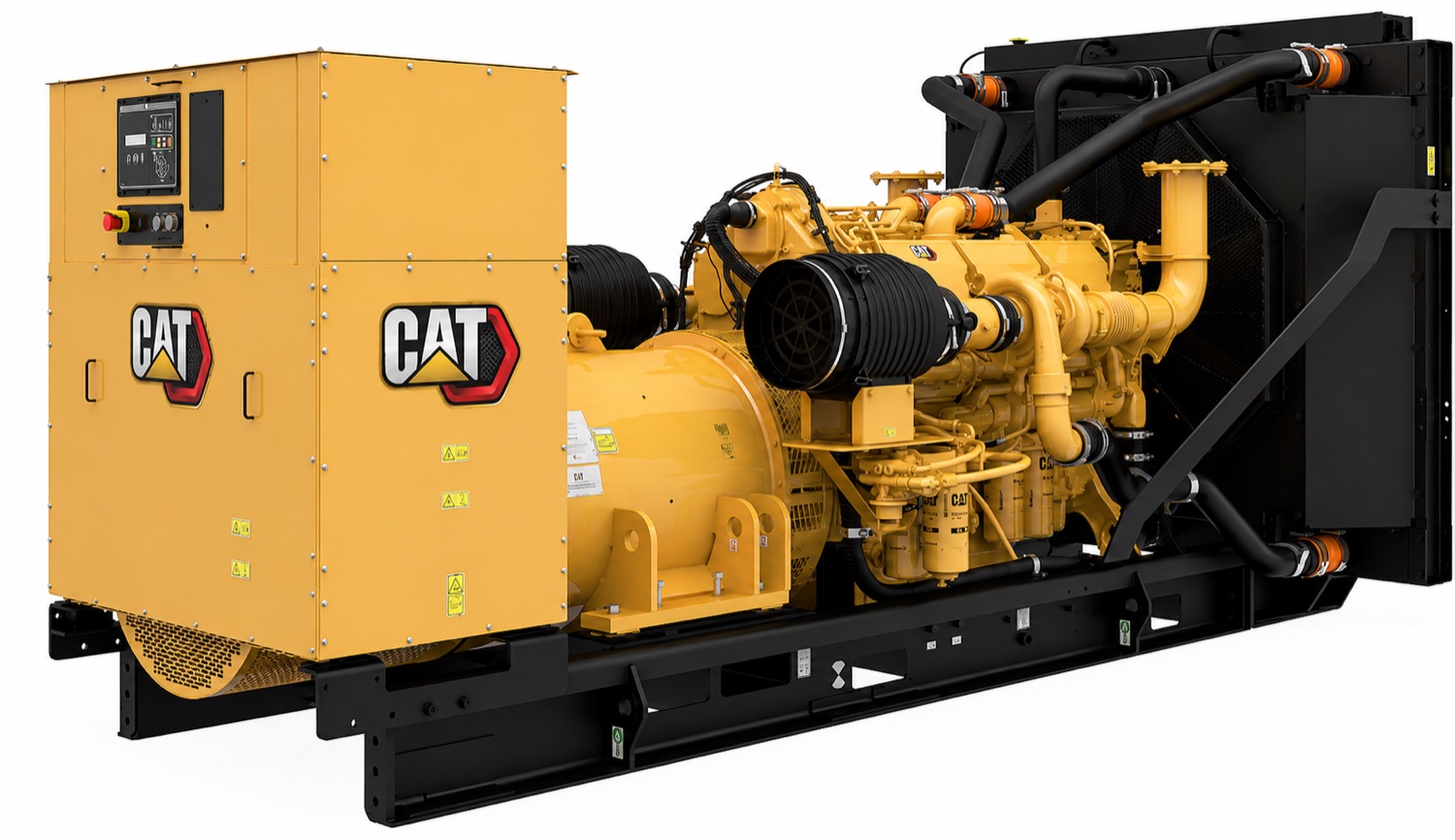 Caterpillar G3516C side view